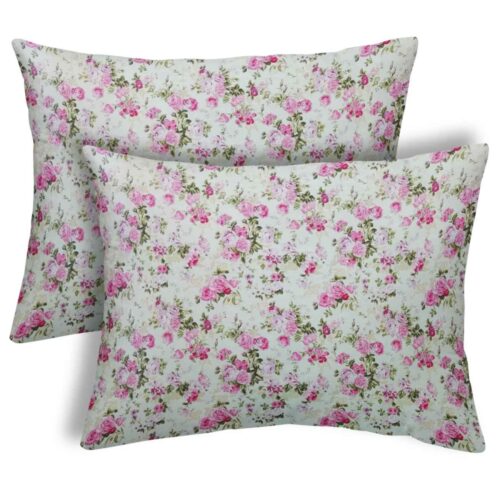Taie d’oreiller florale – Pour un sommeil rêveur (paquet de 2)