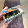 Boîte à bijoux artisanale avec motif pictural en os de chameau