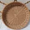 Panier en osier tissé à la main en brun avec style rustique - Organisation dans un petit espace