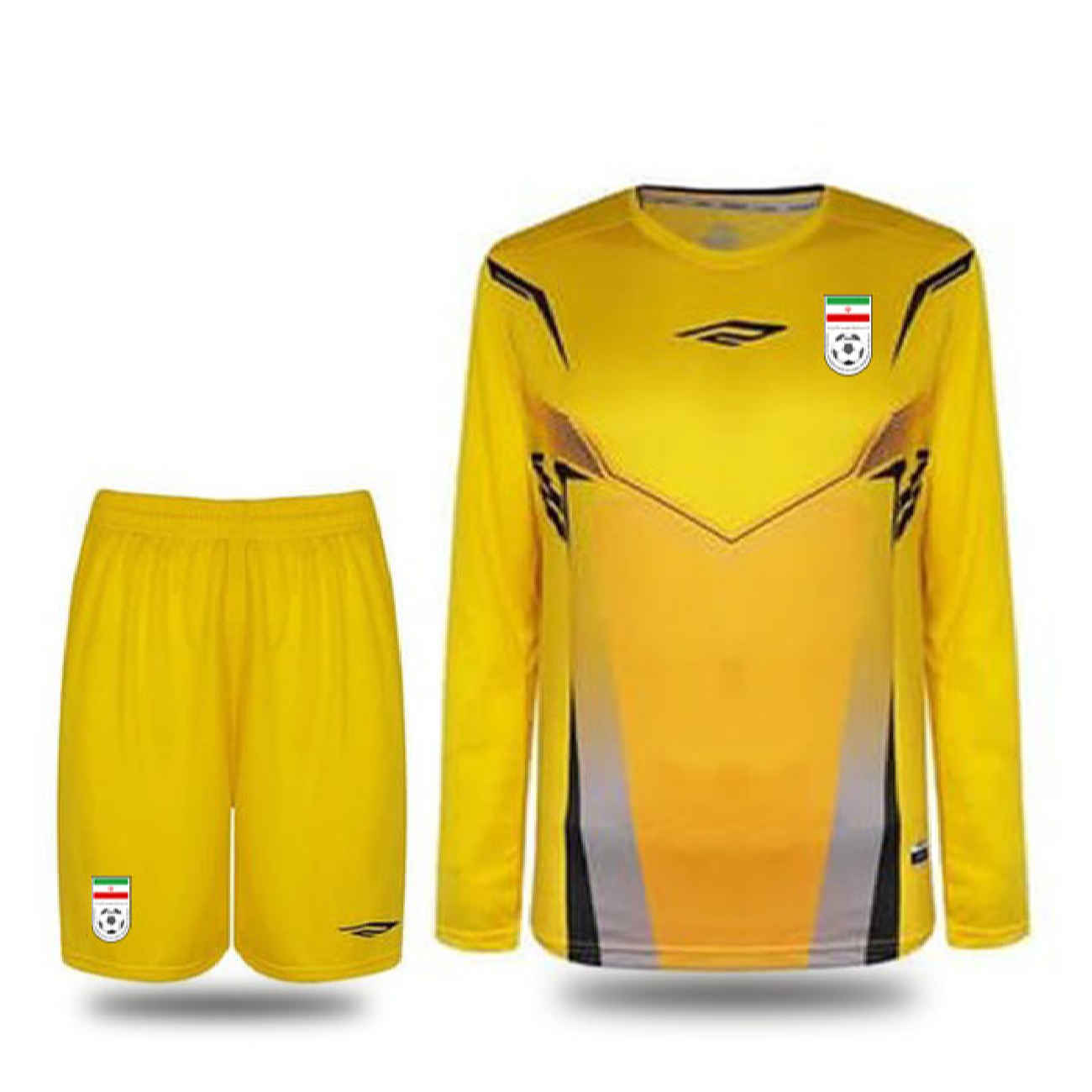 Maillot et Short de Gardien de l'Équipe Nationale d'Iran 2023 – Parfait pour les Fans et les Joueurs