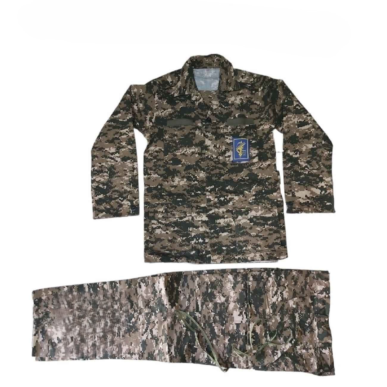 Uniforme militaire iranien (IRGC) uniforme numérique marin avec design à carreaux