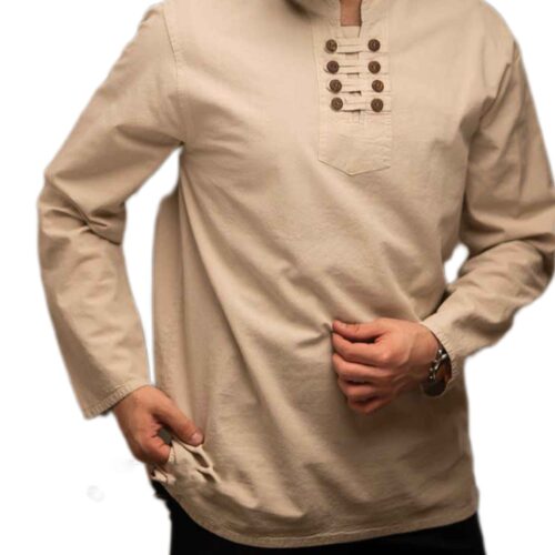Tunique islamique pour hommes musulmans – Idéale pour les occasions quotidiennes et formelles