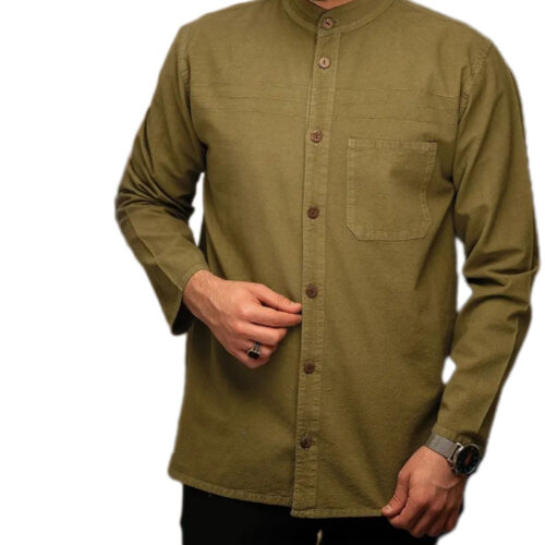 Tunique islamique pour hommes musulmans – Manches longues en bronze