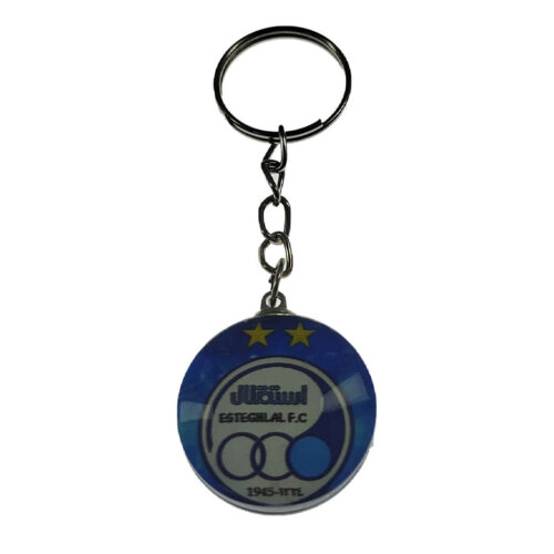 Porte-clés en verre Esteghlal – Un cadeau unique pour les passionnés de football