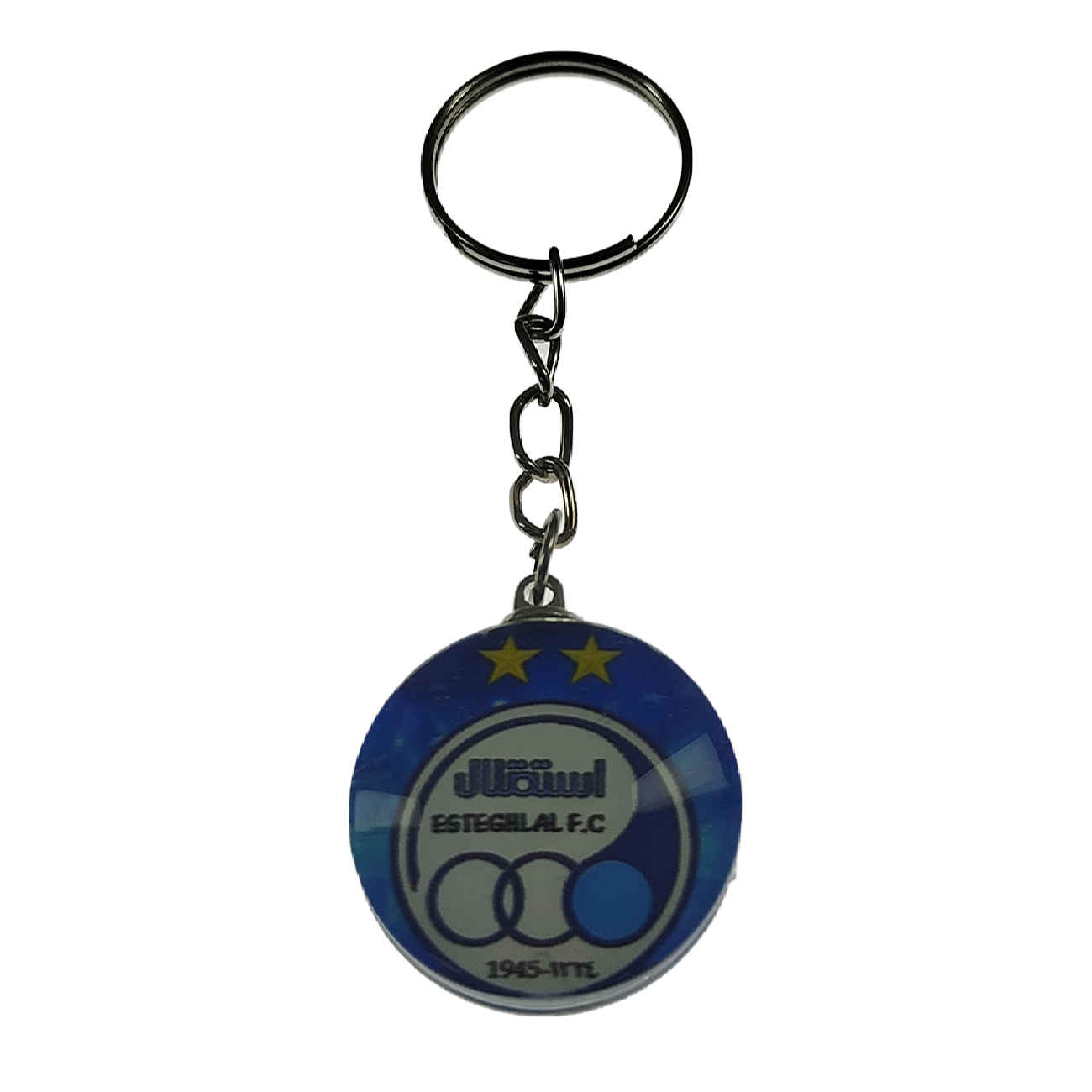 Porte-clés en verre Esteghlal - Un cadeau unique pour les passionnés de football