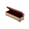 Boîte à crayons en bois persane haut de gamme avec Khatamkari fait main – Idéale pour cadeaux et décoration de bureau