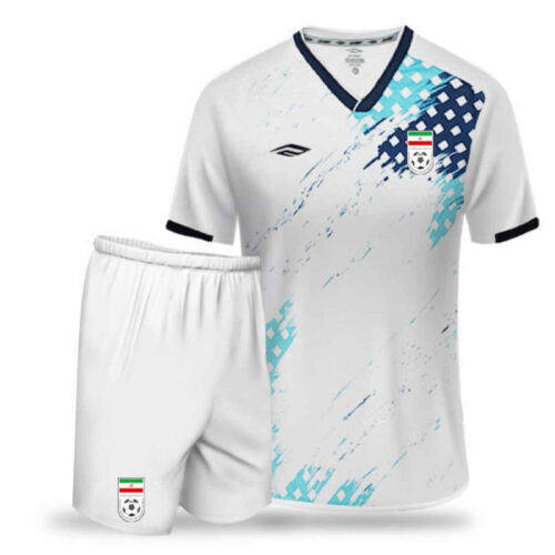 Maillot et Short Officiel de l’Équipe Nationale de Football d’Iran – Adapté aux Fans