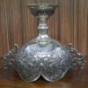 Bol décoratif en argent persan – Gravé à la main, parfait pour les collectionneurs