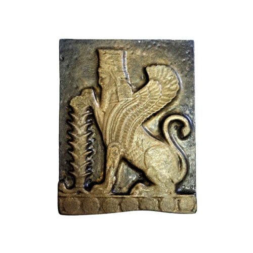 Figurine persane – Statue de lion ailé achéménide avec inscription