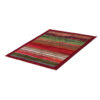 Tapis Gabbeh persan en laine tissé à la main dans le Shiraz, rayé bordeaux