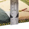 Tapis runner Gabbeh persan en laine tissé à la main dans le Fars, rayé avec motifs animaux