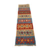 Tapis de Couloir Kilim Persan en Laine Authentique Tissé à la Main à Fars Qashqai
