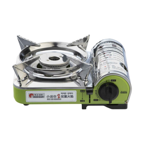 Réchaud à Gaz Camping avec Compartiment Intégré pour Cartouche de Gaz – MS8000s