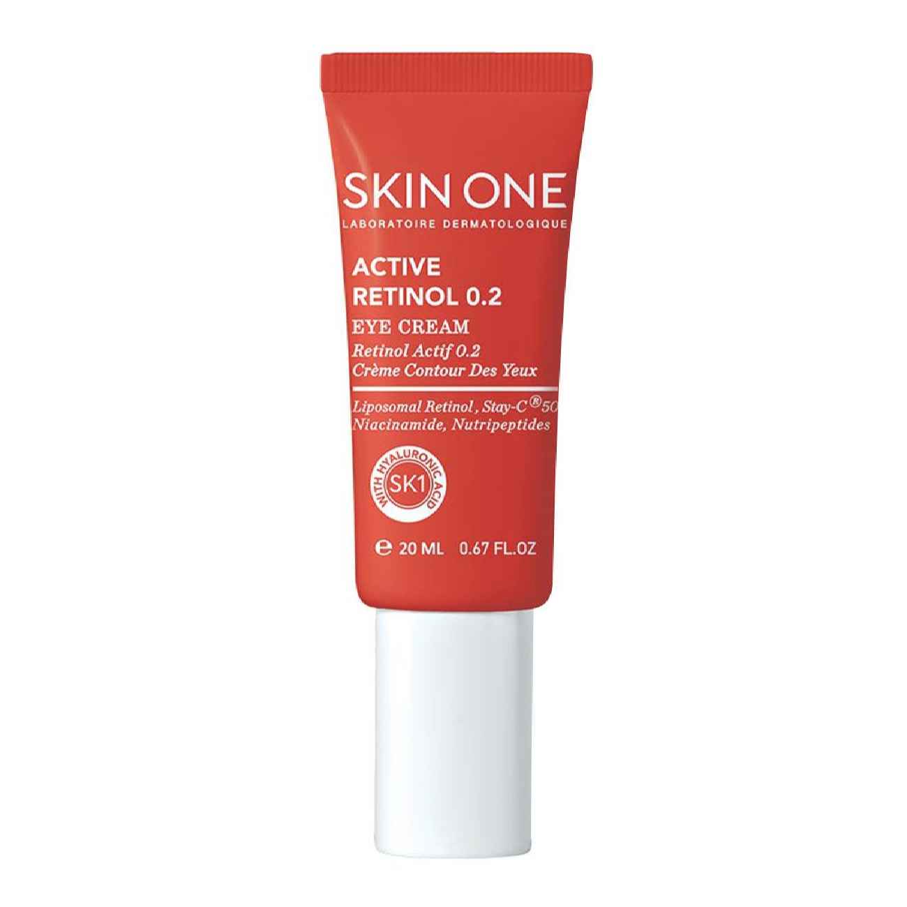 Crème contour des yeux Skin-One – Réduit les rides et les ridules et booste l’éclat, 20 ml (pack de 2)