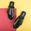 Tongs pour Femmes - Légères et Stylées avec Design en Cuir de Serpent