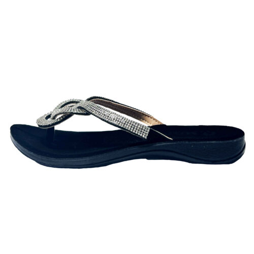 Tongs pour Femmes – Idéales pour l’Été et Durables en Noir