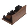 Accessoire organiseur de bureau pour fournitures – Bois, marron
