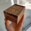 Wooden Jewelry Box with Carving - Perfect for Organizing Necklaces, Rings & Earrings