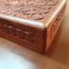 Wooden Jewelry Box with Floral Design - Artisan Craftsmanship for Timeless Charm