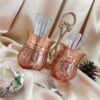 Porte-ustensiles de cuisine persan en cuivre martelé artisanal – Rangement de cuisine élégant au design achéménide