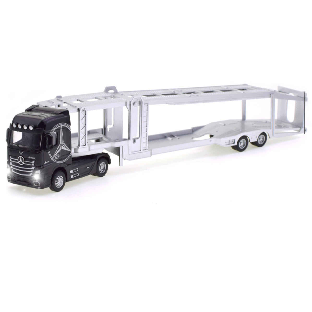 Modèle de remorque de voiture camion jouet - basé sur le design Mercedes-Benz Actros 1996