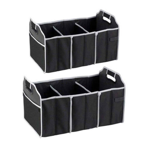 Organisateur de Coffre Voiture – Durable & Pliable, Facile à Transporter, Lot de 2