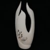 Vase décoratif en céramique persan - Idéal pour arrangement sec avec design poème