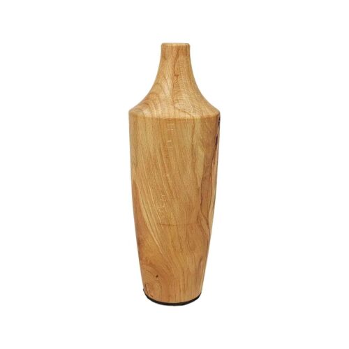 Vase en bois décoratif à fleur unique – Parfait pour les fleurs ou comme œuvre d’art.