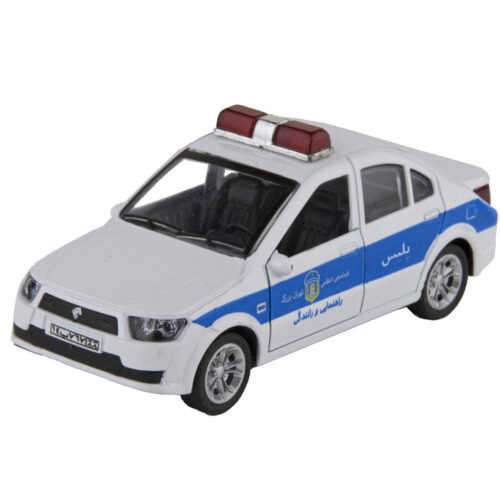 Voiture jouet iranienne Dena – modèle police de la circulation pour collectionneurs et passionnés