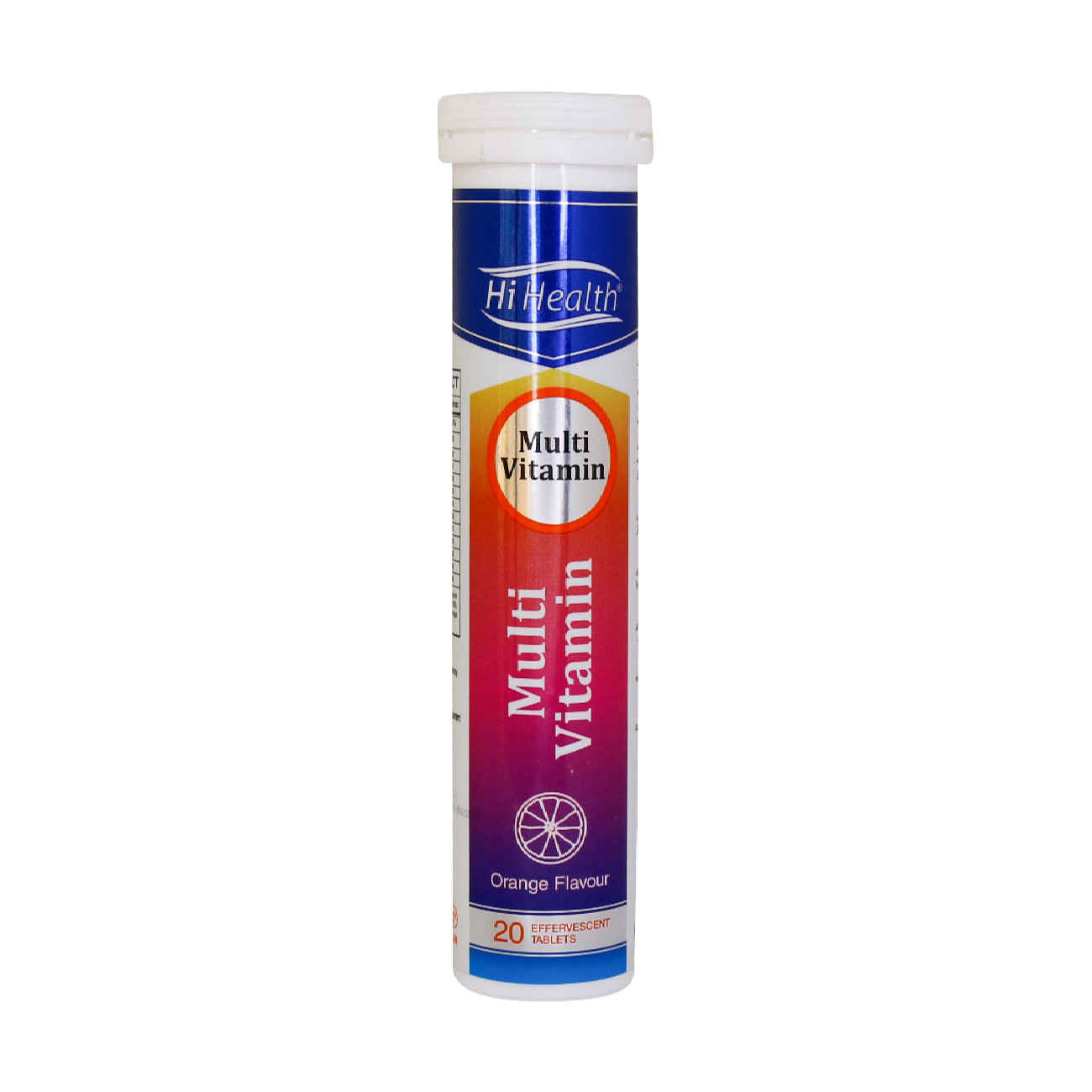 Comprimé effervescent multivitaminé - Pour l'énergie et l'immunité au goût d'orange, paquet de 1 et 20 comprimés