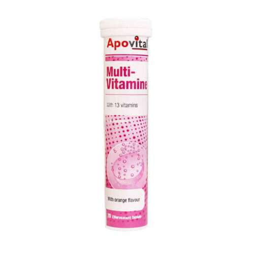 Comprimé effervescent multivitaminé au goût d’orange – Paquet de 1 et 20 comprimés