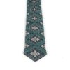 Cravate brodée pour homme - Inspirée de la tradition persane avec détails faits main en vert