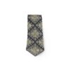 Cravate brodée pour homme - Inspirée de la tradition persane avec détails faits main en gris clair