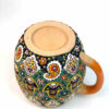 Mug en Poterie Émaillée - Artisanat Minakari avec un Design en Forme de Pot