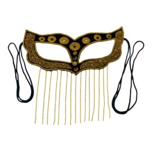 Burqa Omanienne Fait à la Main – Un Masque d’Élégance et de Séduction