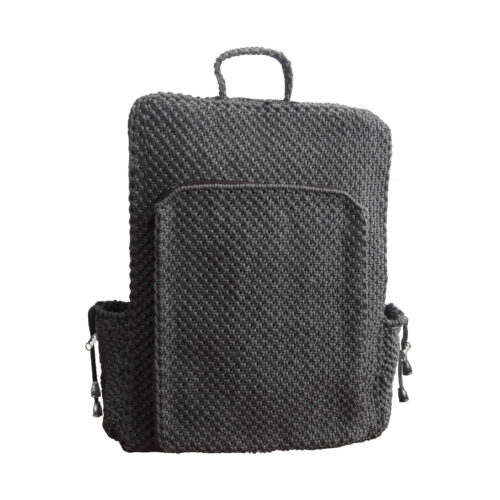 Sac à dos décontracté en crochet fait main – Accessoire boho et chic pour tous les jours