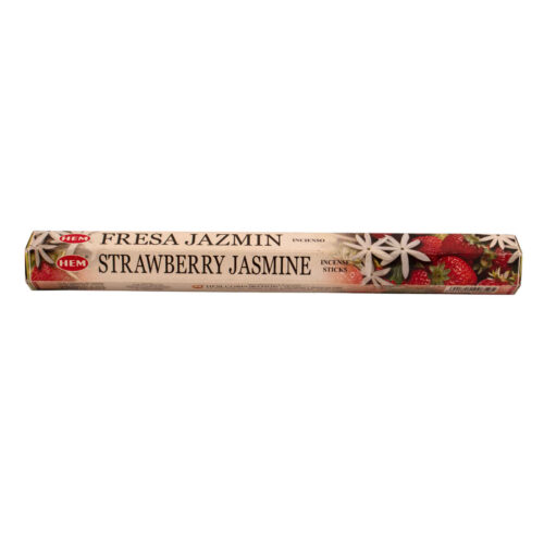 Hem Incense Sticks – Jasmine and Strawberry Soothing Aromas (4 Packs of 20)