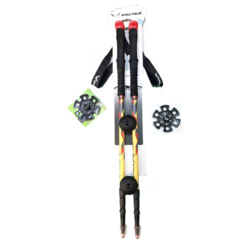 Pôle de Randonnée Modèle Snow Hawk – Caractéristiques Essentielles pour Chaque Passionné de Plein Air (x2)