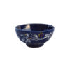 Bol Artistique en Poterie - Pour Servir Yaourts, Soupes, Ash, Nouilles, Crèmes Glacées | Bleu (Ensemble de 6)