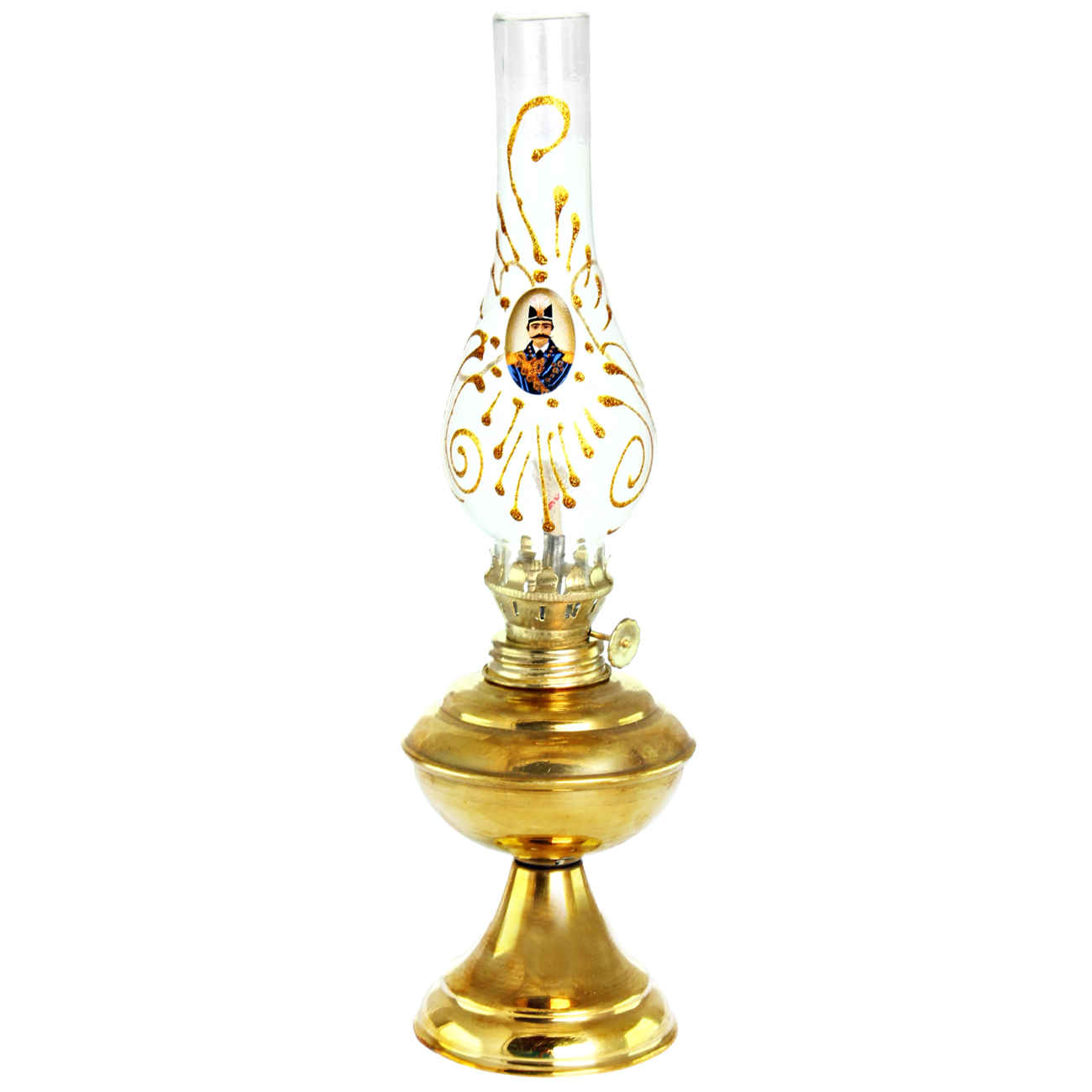 Lampe à pétrole en laiton persan – pour maison ou aventure extérieure