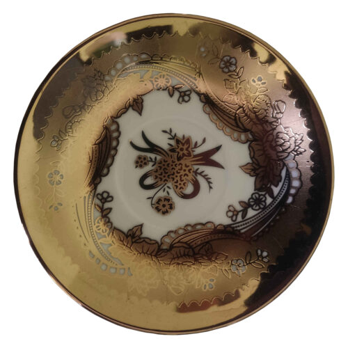 Assiette à thé persane – Inspirée par la riche tradition d’Iran avec motif Floral (x6)