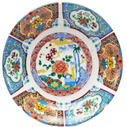 Assiette à thé persane – Porcelaine avec motif Fleur (Lot de 6)