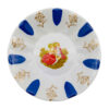 Assiette à thé persane – Porcelaine avec motif Layla et Majnun (Lot de 6)