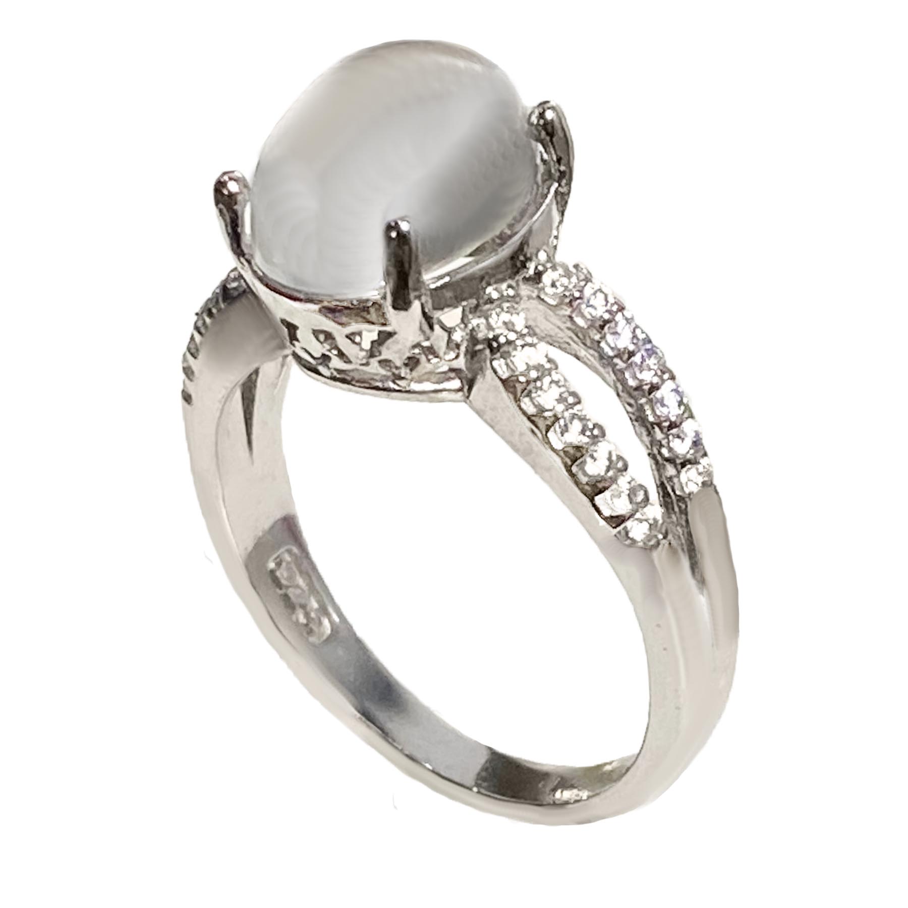Bague en argent pour femme Agate avec pierre Agate naturelle