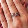 Bague en argent pour femme Agate avec pierre Agate naturelle