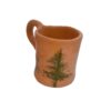 Mug en Poterie - Artisanat Idéal pour le Thé & Café avec Design de Sapin