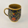 Mug en Poterie - Artisanat Parfait pour un Matin Confortable avec Design de Fleurs