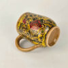 Mug en Poterie - Artisanat Parfait pour un Matin Confortable avec Design de Fleurs