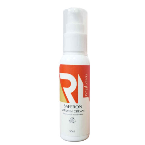 Crème anti-rides au safran – Contient de la vitamine E pour tous types de peau (50 g)