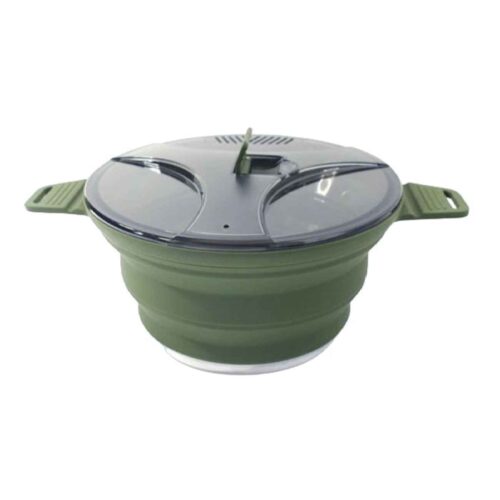 Casserole Pliante en Silicone pour Camping – Compacte et Confortable